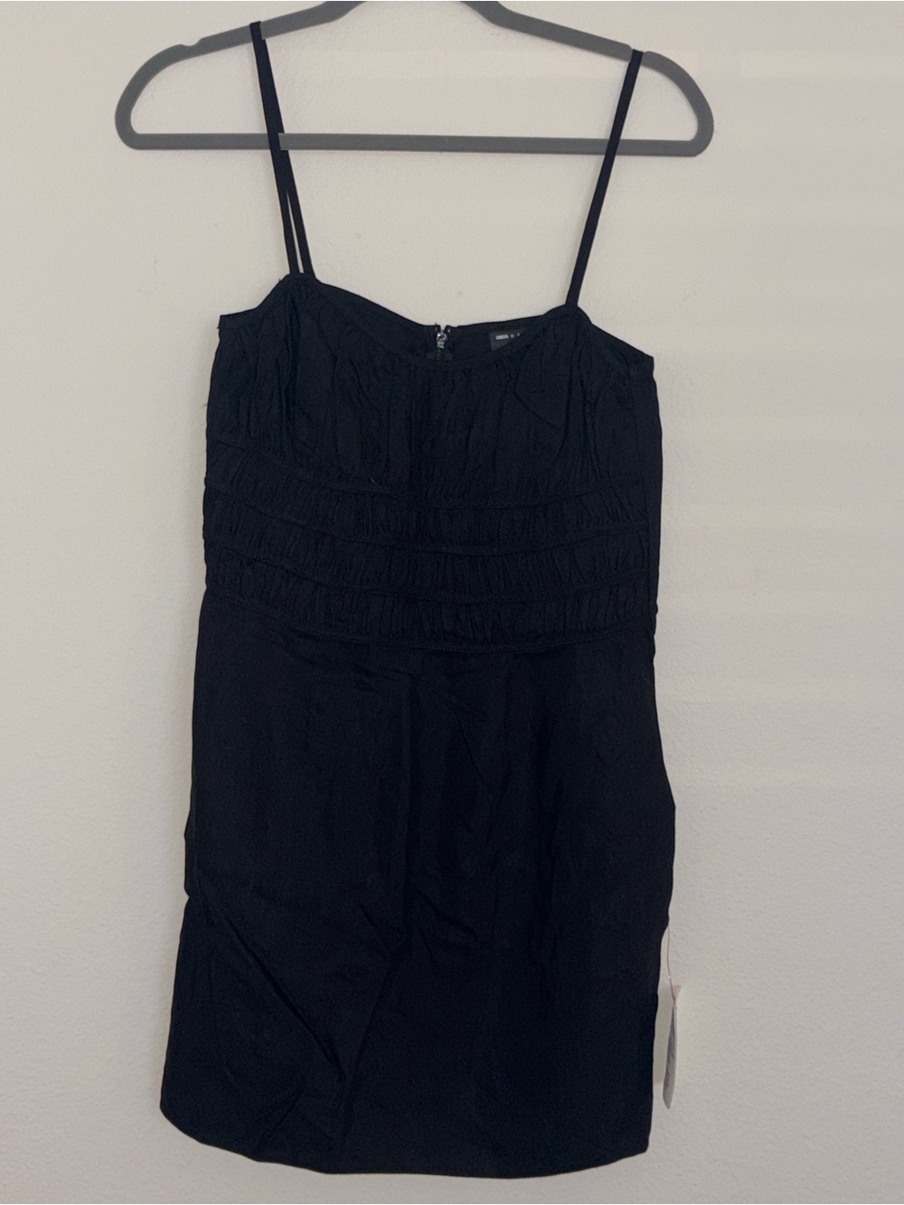 ASOS Black Spaghetti-Strap Midi Dress Size 6 NWOT